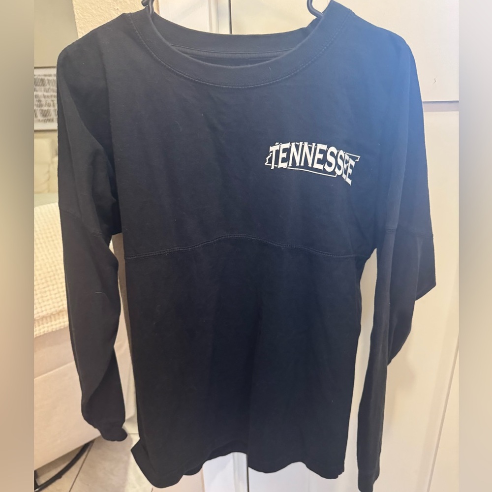 Cotton Gallery Men’s Tennessee Black Long Sleeve T Shirt